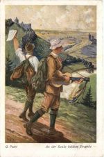 An der Saale - Künstler O. Peter