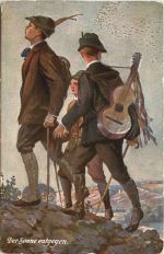 Künstler AK Amann - Der Sonne entgegen