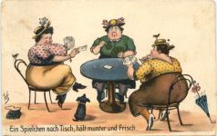 Humor - Karten spielen - Ein Spielchen nach Tisch