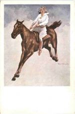 Pferd mit Frau