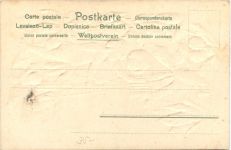 Engel mit Photoapparat - Prägekarte