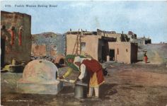 Pueblo Women Baking Bread