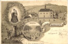 Gruss aus Schwadowitz - Litho