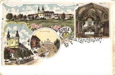 Gruss aus Maria Lanzendorf - Litho