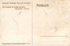 Bayreuth - Kriegswahrzeichen 1916
