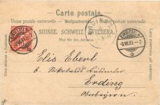 Gruss aus Einsiedeln - Litho