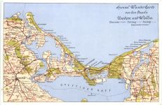 Landkarte - Usedom und Wollin