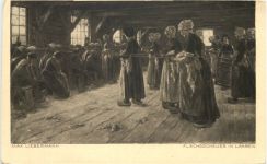 Künstler Ak Max Liebermann - Flachsscheuer in Laaren