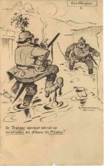 WW1 Humor - Ein Nörgler - Feldpost