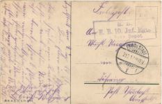 Künstler Ak Arthur Thiele - Feldpost 10. Inf Rgt