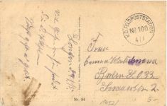 Bahnwärterhaus in Signeulx - Feldpost