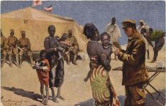 Kolonien - Krieger Spende - Jung-Afrika wird geimpft