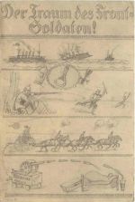 Der Traum der Front Soldaten WW1