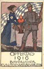 Künstler Ak Richard Klein - Opfertag 1916