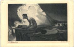 Künstler ak L. Fahrenkrog - Sehnsucht