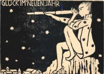 Handgemalt - Neujahr