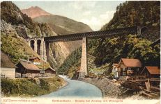 Gotthardbahn - Brücke bei Amsteg