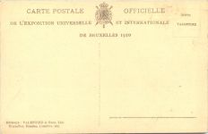 Bruxelles Exposition - L Incendie 1910