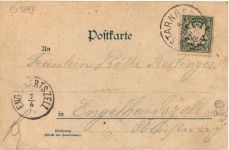 Stranberg - Gruss vom Hotel Bayrischer Hof - Litho