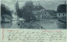 Neuhaus am Inn - Wasserhöhe am 31. Juli 1897