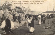 MEssina dopo il terremoto del 1908