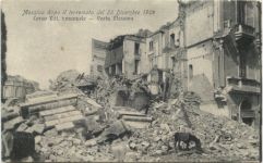 MEssina dopo il terremoto del 1908