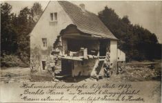 Zwiesel bei Berggiesshübel - Hochwasserkatastrophe 1927