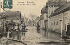 Melun - Crue de la Seine 1910