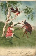Frosch und Maikäfer