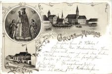 Gruss aus Altötting - Litho