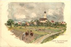 Oberschondorf am Ammersee - Litho