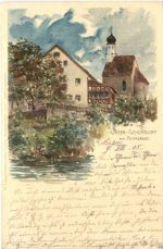 Unterschondorf am Ammersee - Litho