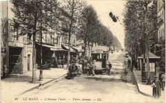 Le Mans - L Avenue Thiers - Tramway