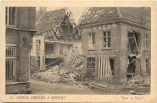 Maisons demolies a Nieuport
