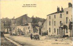 Gerbeviller en Ruines