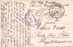 Ban de Sapt WW1 - Feldpost 30. Reserve Division