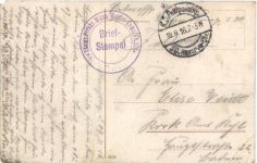 Saint Die WW1 - Feldpost 30. Reserve Division