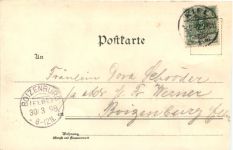 Gruss aus Dömitz - Litho