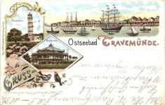 Ostseebad Travemünde - Litho