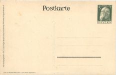 Weiland SM König Ludwig II von Bayern - Litho - Privatganzsache
