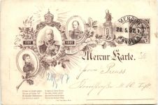 Hannover - Mercur Karte 1897 - Ganzsache