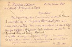 Ganzsache France 1890