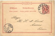 Hamburg - Ganzsache 1897