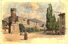 Trient - Castello - Litho
