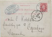 Ganzsache Menin 1881