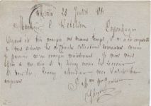 Ganzsache Menin 1881