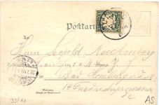 Gruss vom Hotel Seehof in Tutzing - Litho