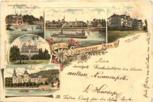 Gruss vom Starnberger See - Litho