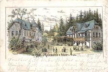 Meixmühle bei Pillnitz - Litho