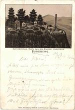Harzburg - Burgberg - Canossasäule - Litho
